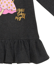 Giitter Rabbit Girl Anthracite Dress - 6