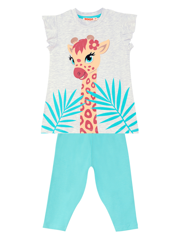 Giraffe Girl Tunic&Leggings Set - 3