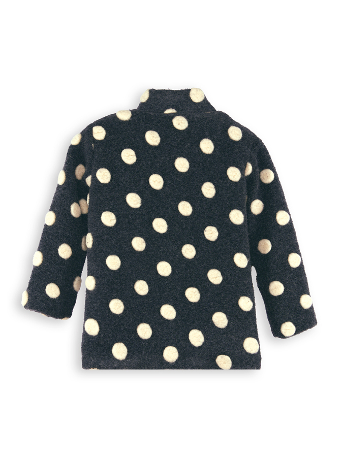 Girl Dotted Cachet Coat - 4