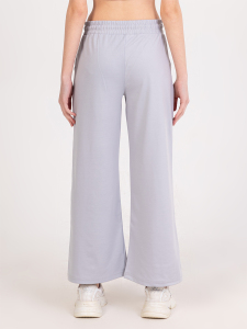 Girl Wide Leg Grey Sweat-Pants - 3