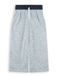 Girl Wide Legs Grey Soft Pants - 3