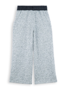 Girl Wide Legs Grey Soft Pants - 4