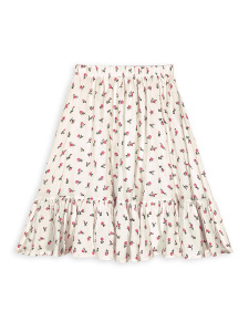 Girls 2-Piece Set Crop Top&Skirt Floral - 10