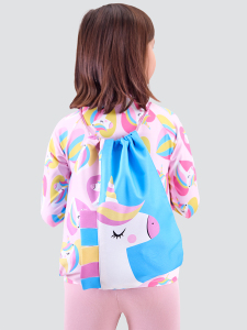 Girls Beach Backpack Bag Unicorn - 2