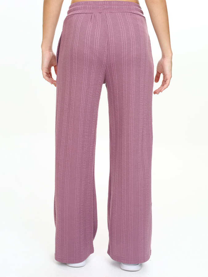 Girl's Wide Leg Rose Basic Sweatpants - 2