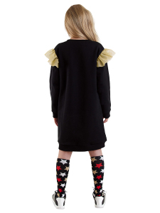 Glitter Cat Girl Black Dress - 2