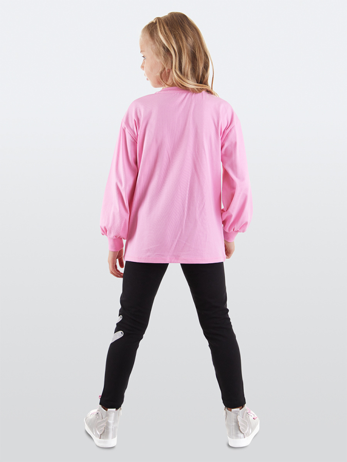 Glitter Leo Girl T-shirt&Leggings Set - 2