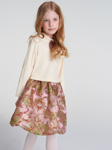 Gold Jakar Balon Etek Elbise - 4