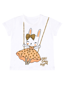 Golden Bunny Girl T-shirt&Shorts Set - 6