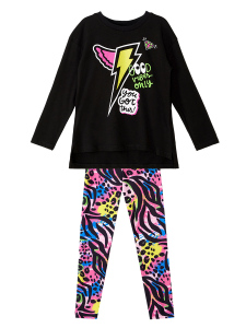 Good Vibes Girl T-shirt&Leggings Set - 8