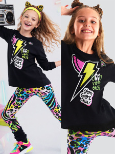 Good Vibes Girl T-shirt&Leggings Set - MSHB&G
