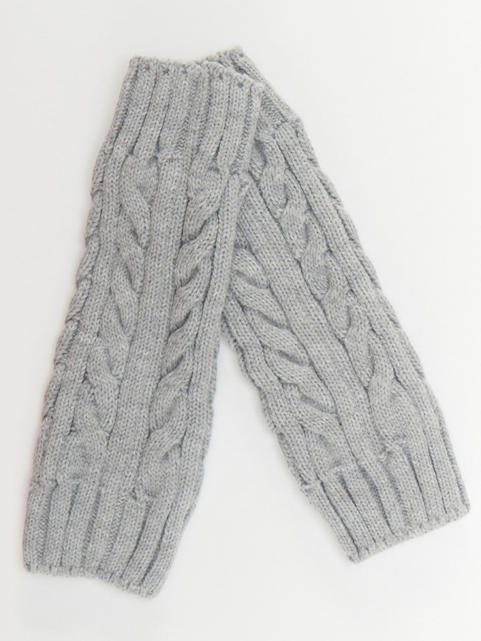 Grey Girl Knit Leg Warmer - 3