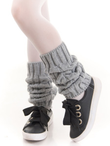 Grey Girl Knit Leg Warmer - MSHB&G