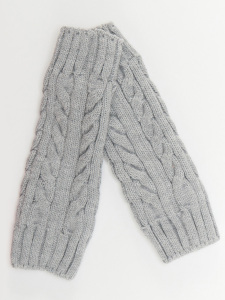 Grey Girl Knit Leg Warmer - 3