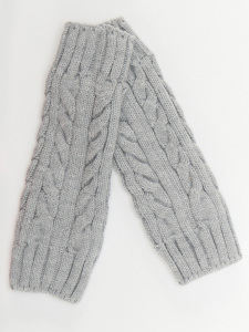Grey Girl Knit Leg Warmer - 4