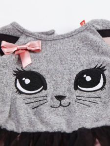 Grey Kitty Dress - 6