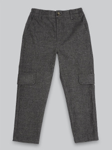 Gri Erkek Çocuk Kargo Pantolon - 4