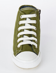 Haki Süet Görünümlü Erkek-Kız Sneakers - 2