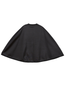 Halloween Cadılar Bayramı Kostümü Unisex Çocuk Siyah Pelerin - 4
