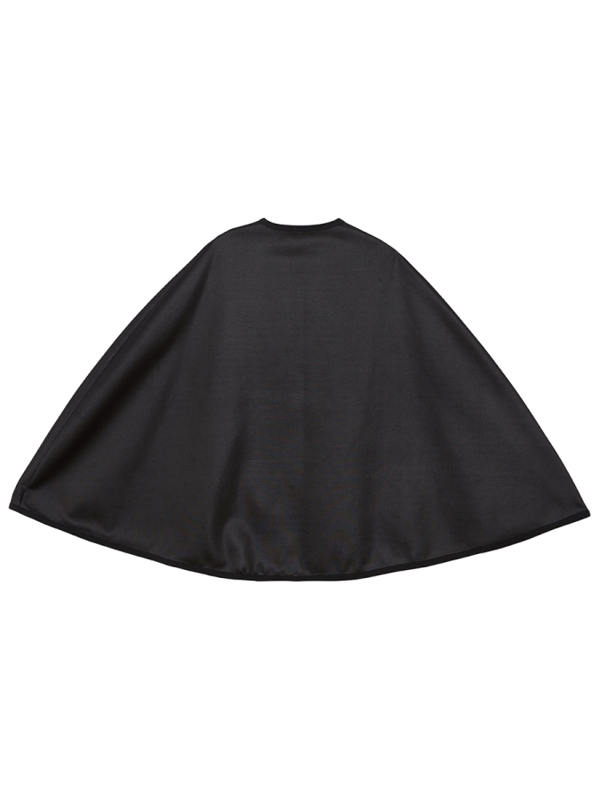 Halloween Cadılar Bayramı Kostümü Unisex Çocuk Siyah Pelerin - 4