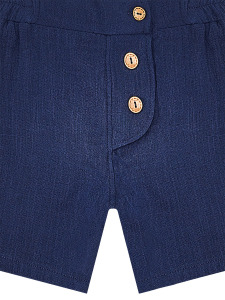 Handsome Muslin Boy Shirt&Shorts Set - 2