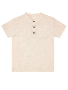 Handsome Muslin Boy Shirt&Shorts Set - 6