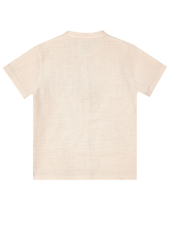 Handsome Muslin Boy Shirt&Shorts Set - 7