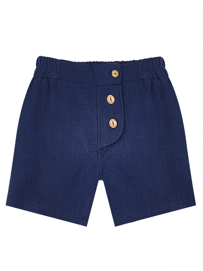 Handsome Muslin Boy Shirt&Shorts Set - 6
