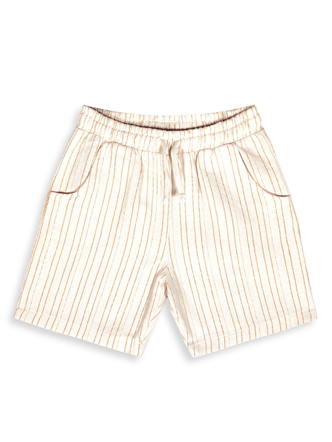 Erkek Çocuk Şort Keten Görünümlü Dokuma Kumaş Yazlık Şort - 4