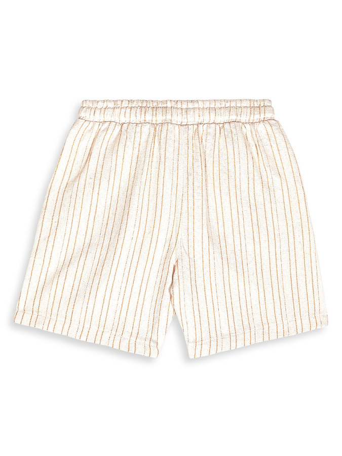 Erkek Çocuk Şort Keten Görünümlü Dokuma Kumaş Yazlık Şort - 5