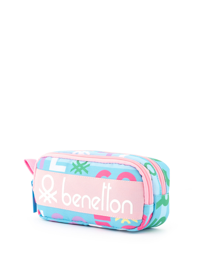 Harf Baskılı Çift Bölme Kız Çocuk Kalemlik - 2