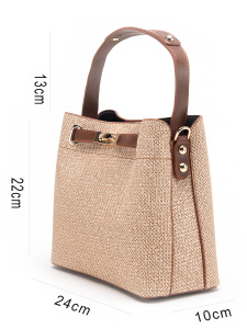 Hasır Omuz Çantası - 7