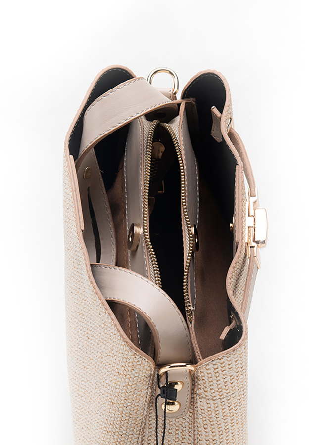 Hasır Omuz Çantası - 5