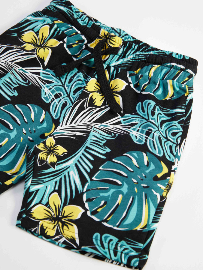 Hawaii Erkek Çocuk T-shirt Şort Bandana Takım - 6