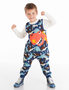 Haylaz Dino Erkek Çocuk Tulum - Denokids