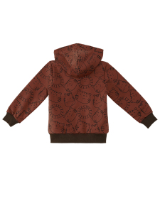 Hayvanlar Erkek Bebek Kahverengi Sweatshirt - 3