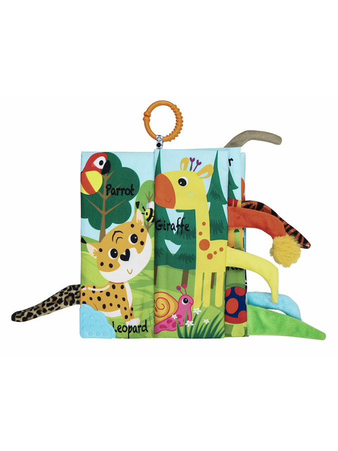 Hayvanları Öğreten İlk Kumaş Kitabım Kuyruklu ve Hışırtılı - 1