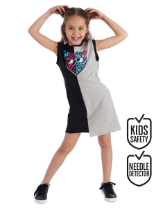 Heart Assymetric Girl Dress - MSHB&G