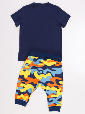 Hero Camo Boy T-shirt&Baggy Set - 4