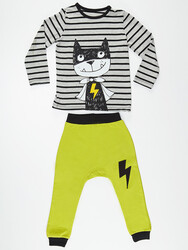 Hero Cat Boy Pants Set - Thumbnail