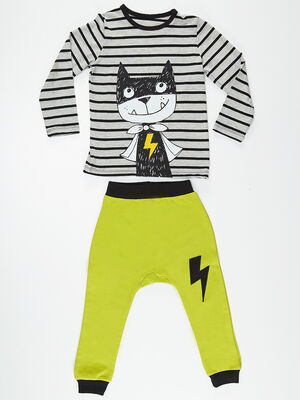 Hero Cat Boy Pants Set
