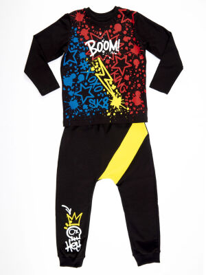 Hey Boom Erkek Çocuk T-shirt Pantolon Takım - 3