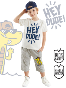 Hey Dude Boy T-shirt&Capri Set - Denokids