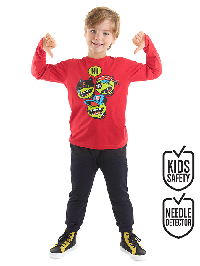 Hi Gang Erkek Çocuk T-shirt Pantolon Takım - 1