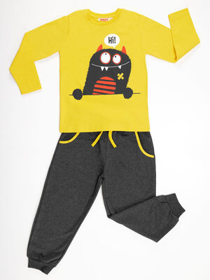 Hi Monster Boy T-shirt&Pants Set