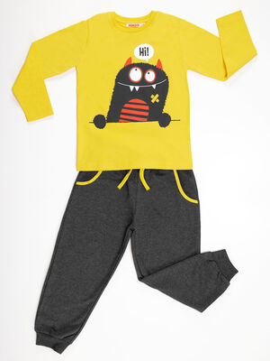 Hi Monster Boy T-shirt&Pants Set - 3