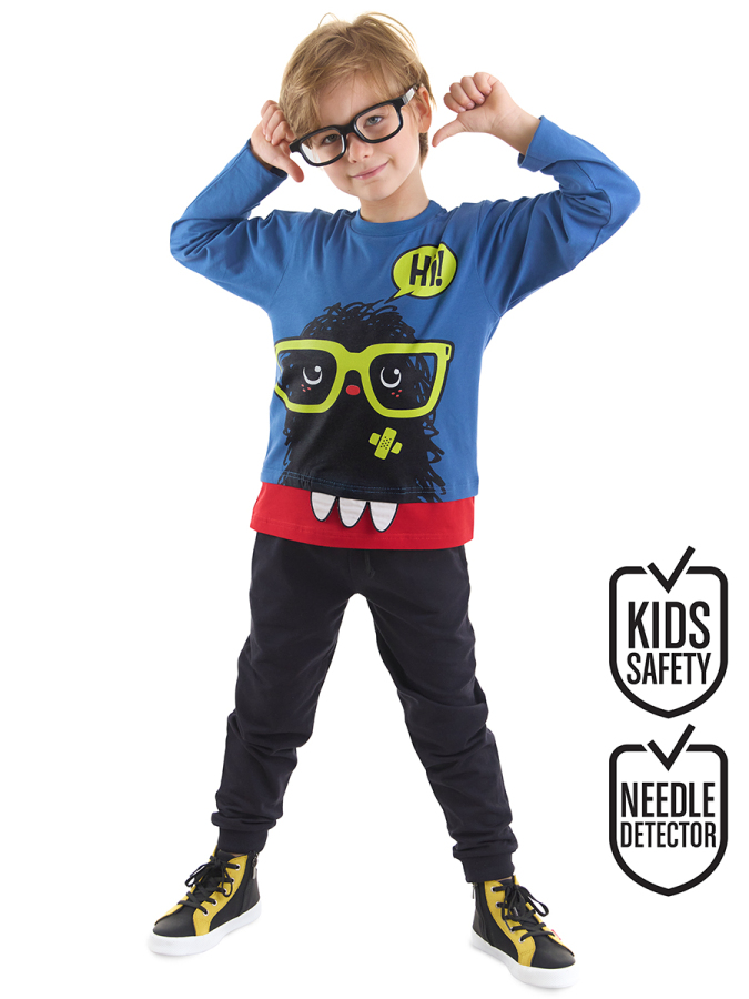 Hi Monster Erkek Çocuk T-shirt Pantolon Takım - 1