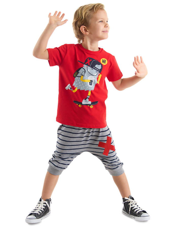 Hi Skater T-shirt&Harem Pants Set - 1