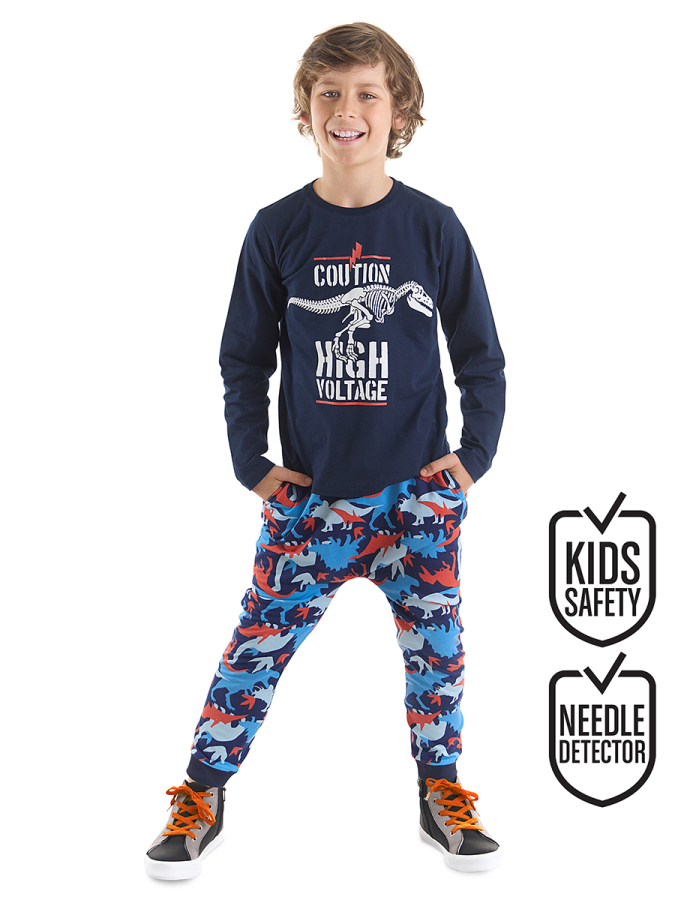 High Voltage Erkek Çocuk T-shirt Pantolon Takım - 1