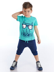 Hush Boy T-shirt&Capri Set - Thumbnail